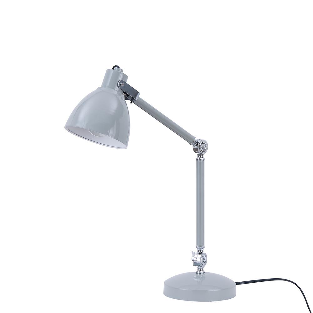 gray desk lamp