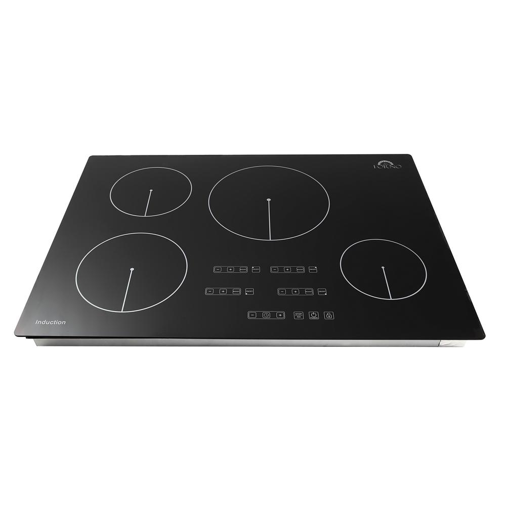 30 In Induction Cooktops The Home Depot Induction Cooktop In Black With 4 Elements