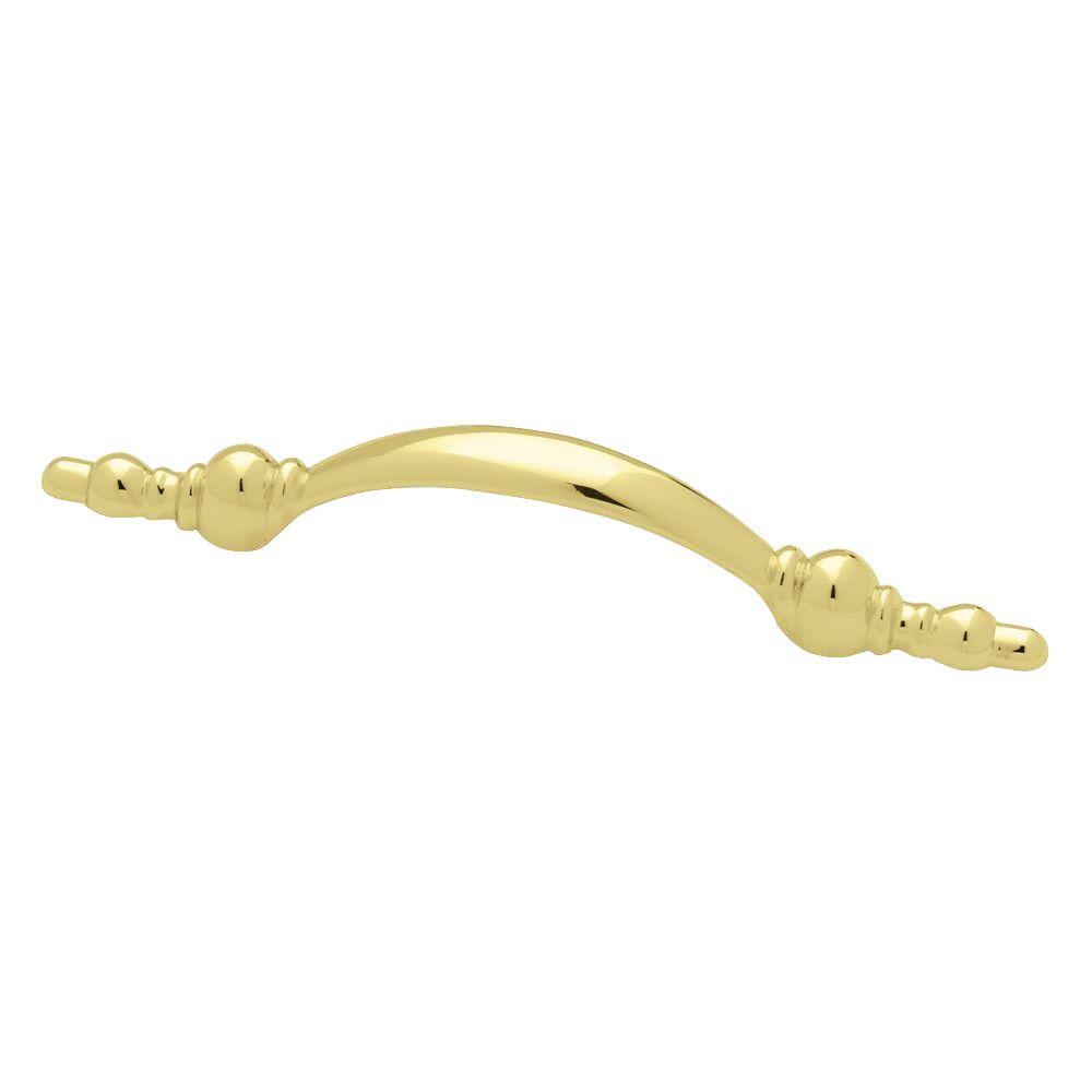 Liberty Minaret 3 in. (76mm) Polished Brass Drawer PullP50134CPBC7