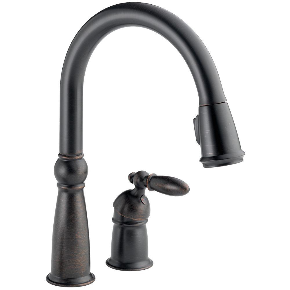 Delta Victorian Single Handle Pull Down Sprayer Kitchen Faucet Delta Victorian Single Handle Pull Down