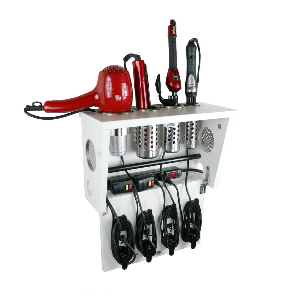 Bathroom Organizers Decor The Home Depot Vanity Valet Boutique Plus Wall Mount Hair Tool Organizer