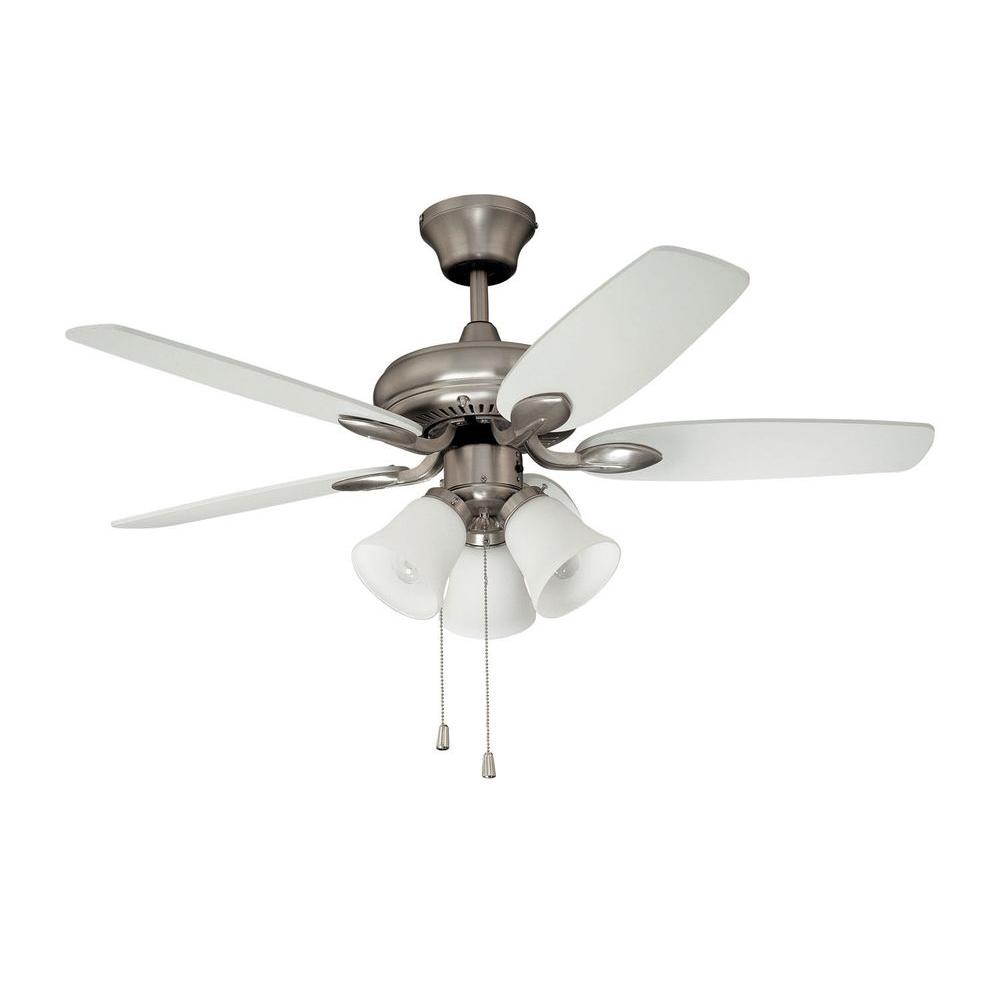 Filament Design Ciopeia 42 In Satin Nickel Indoor Ceiling Fan Satin Nickel Indoor Ceiling Fan