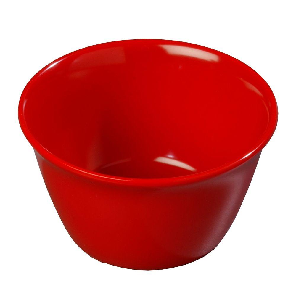 Carlisle Dallas Ware 8 Oz Red Melamine Bouillon Cup Bowl Set Of 24 4354005 The Home Depot