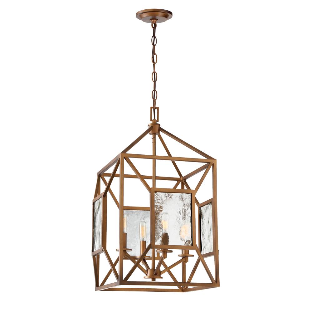 Designers Fountain Athina 4 Light Gilded Bronze Pendant