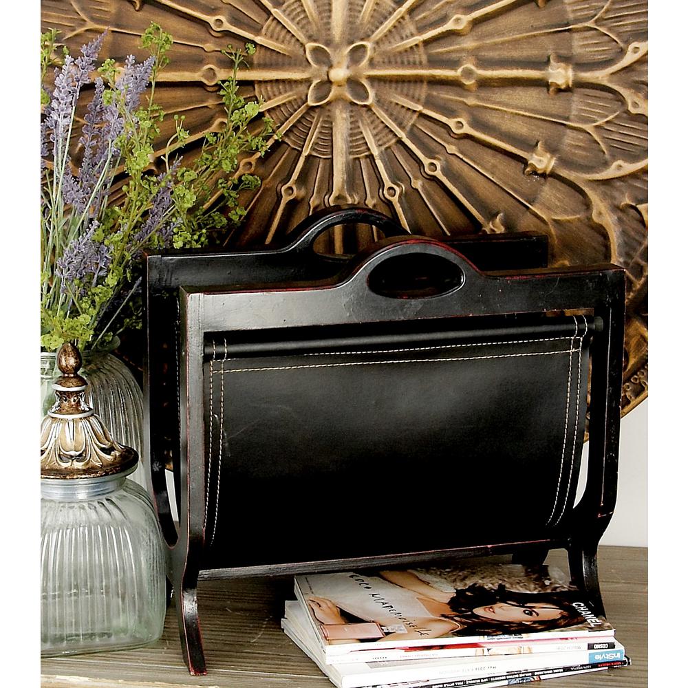 Household Essentials Banana Leaf Magazine RackML6017 The Home Depot