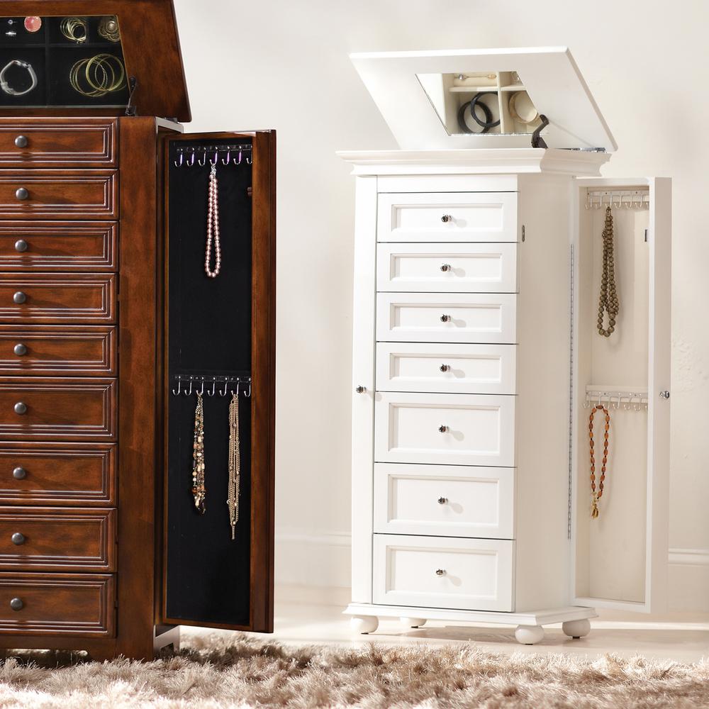 Home Decorators Collection Hampton Harbor White Jewelry Armoire Hampton Harbor White Jewelry Armoire