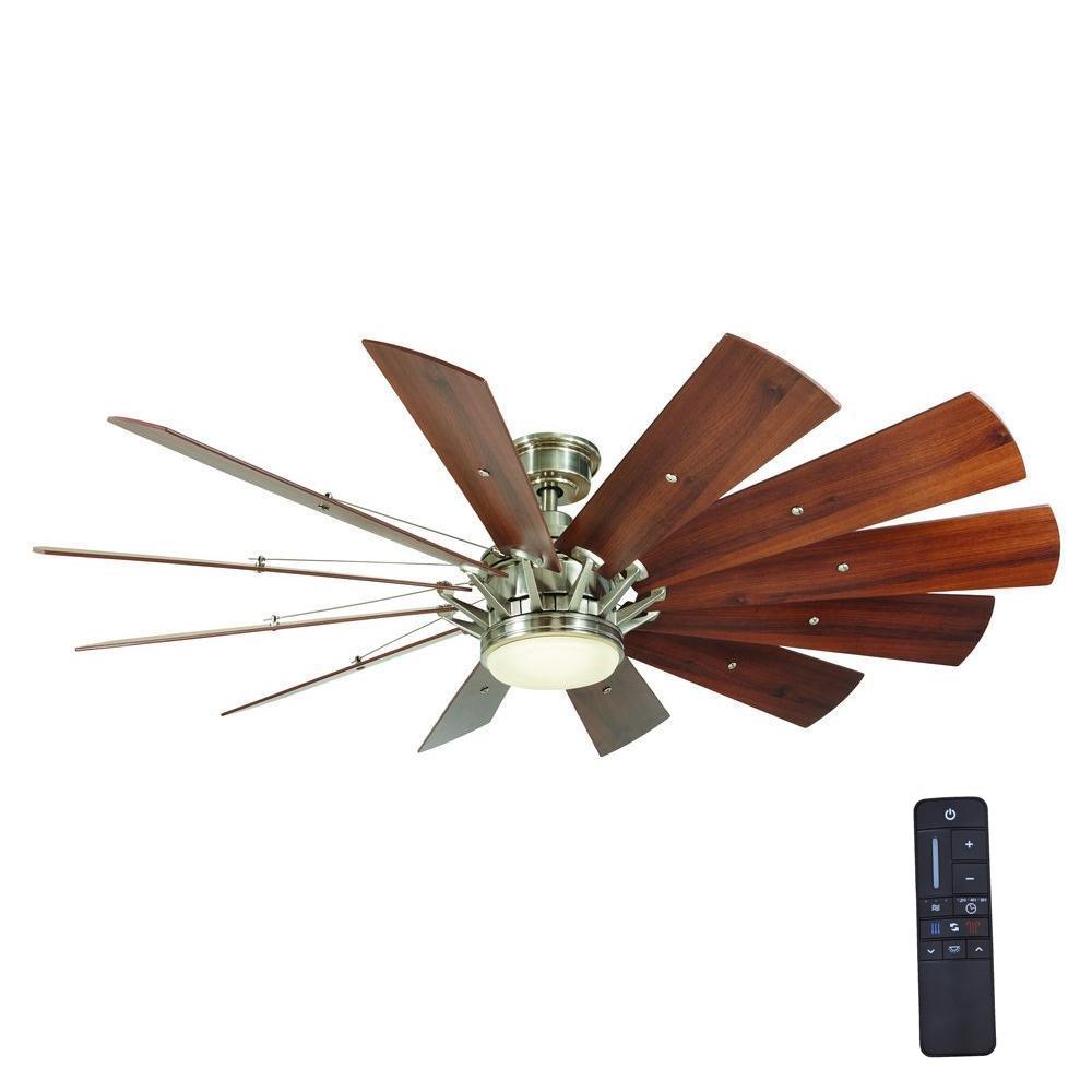 Brushed Nickel Home Decorators Collection Ceiling Fans Yg545 Bn 64 1000 