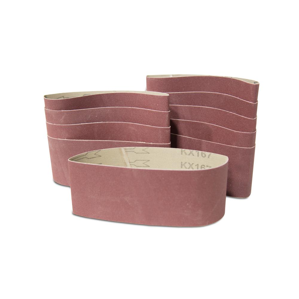 Wen 240-Grit 3 x 21-Inch Sanding Belt Sandpaper (10 Pack) by WEN