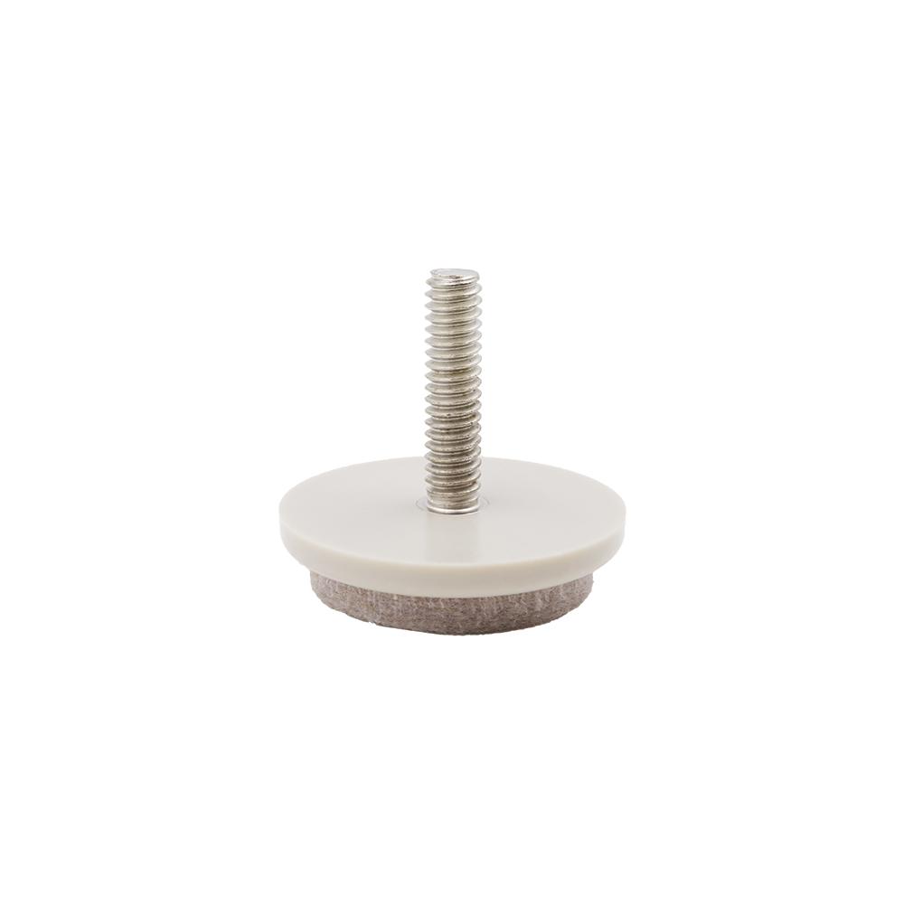 Everbilt 1 2 In Beige Threaded Furniture Felt Glide 4 Pack Beige Threaded Furniture Felt Glide