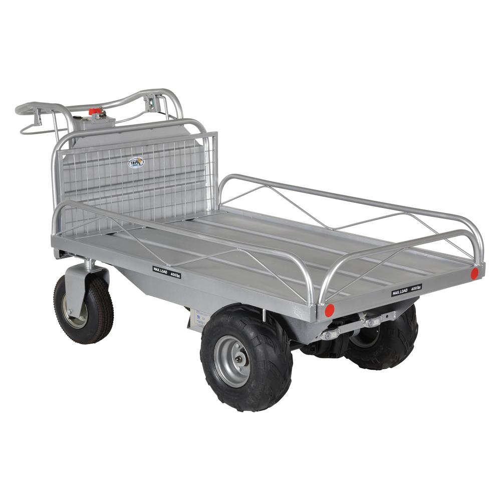 Vestil OffRoad Tilting Traction Drive CartOROAD400T The Home Depot