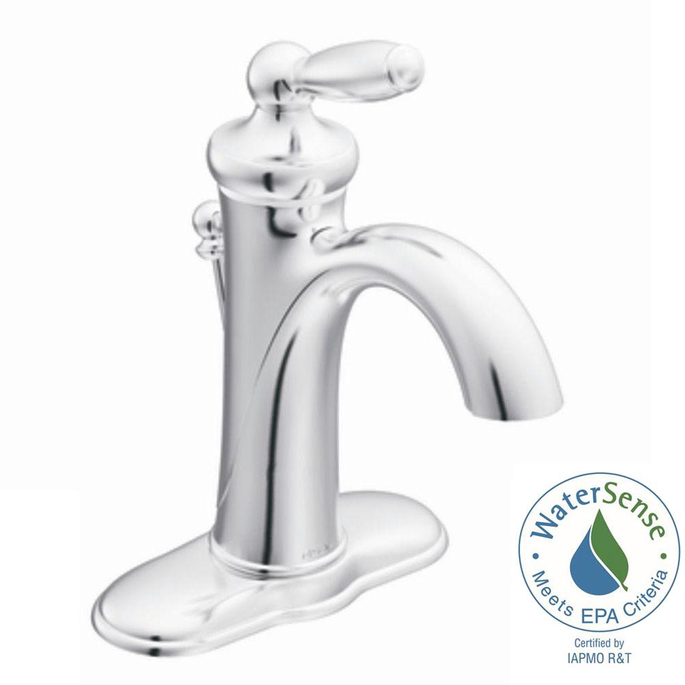 Moen Brantford Single Hole Single Handle Low Arc Bathroom Faucet