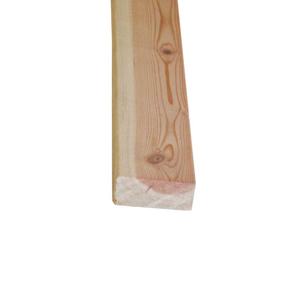x 4 in Custom Length 4ft Construction Redwood Board Stud Lumber 2 in