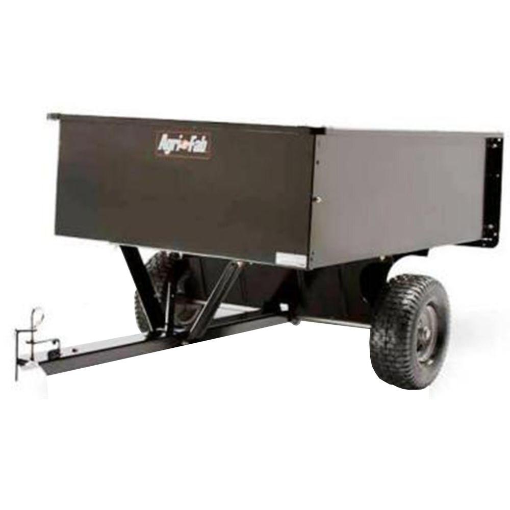 Agri Fab Riding Mower Tractor Attachments Outdoor 13 Cu Ft 1200 Lb Steel Dump Cart