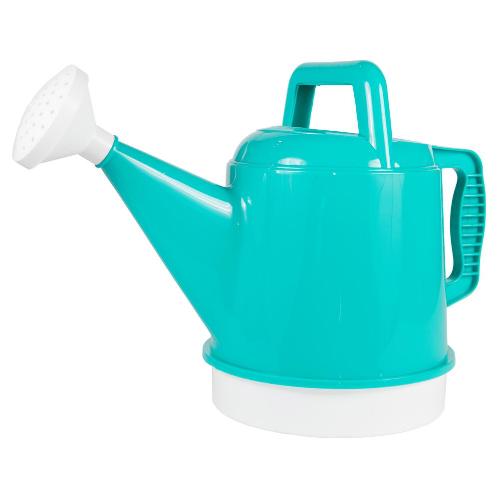 Watering Cans Irrigation The Home Depot 2 5 Gallon Calypso Watering Can Plastic Deluxe