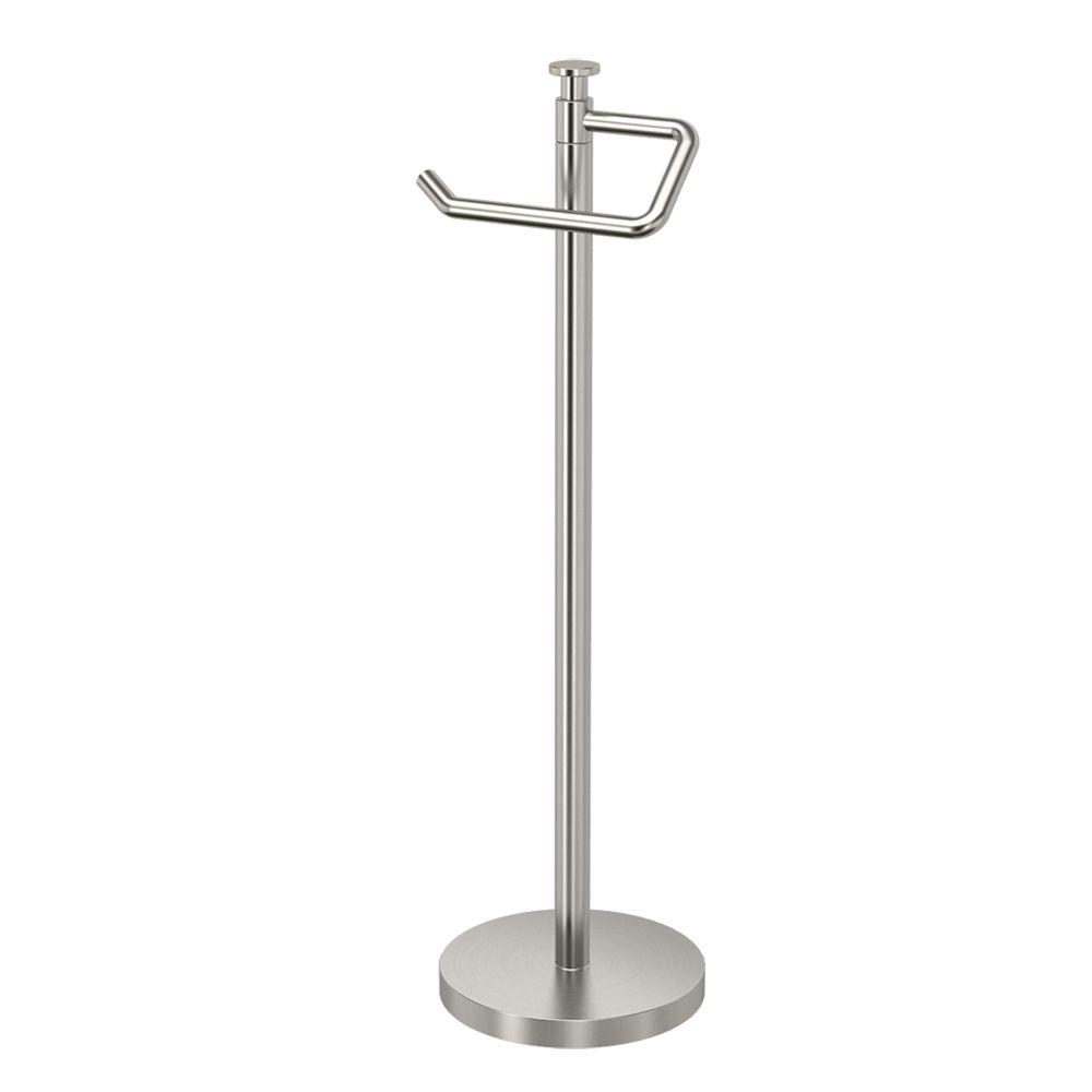 Gatco Freestanding Toilet Paper Holder in Satin Nickel1435SN The