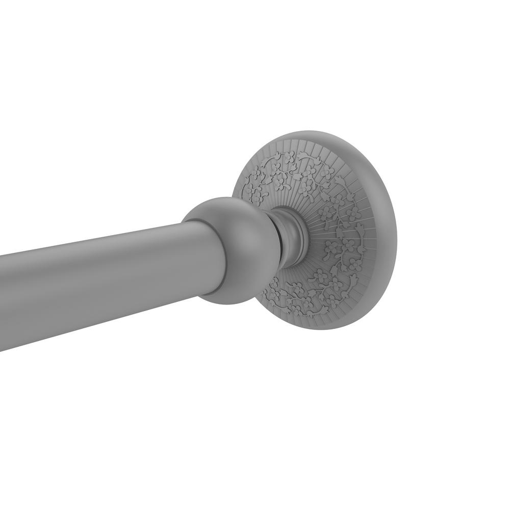 Matte Black Allied Brass 1099G Curtain Shower Rod Bracket