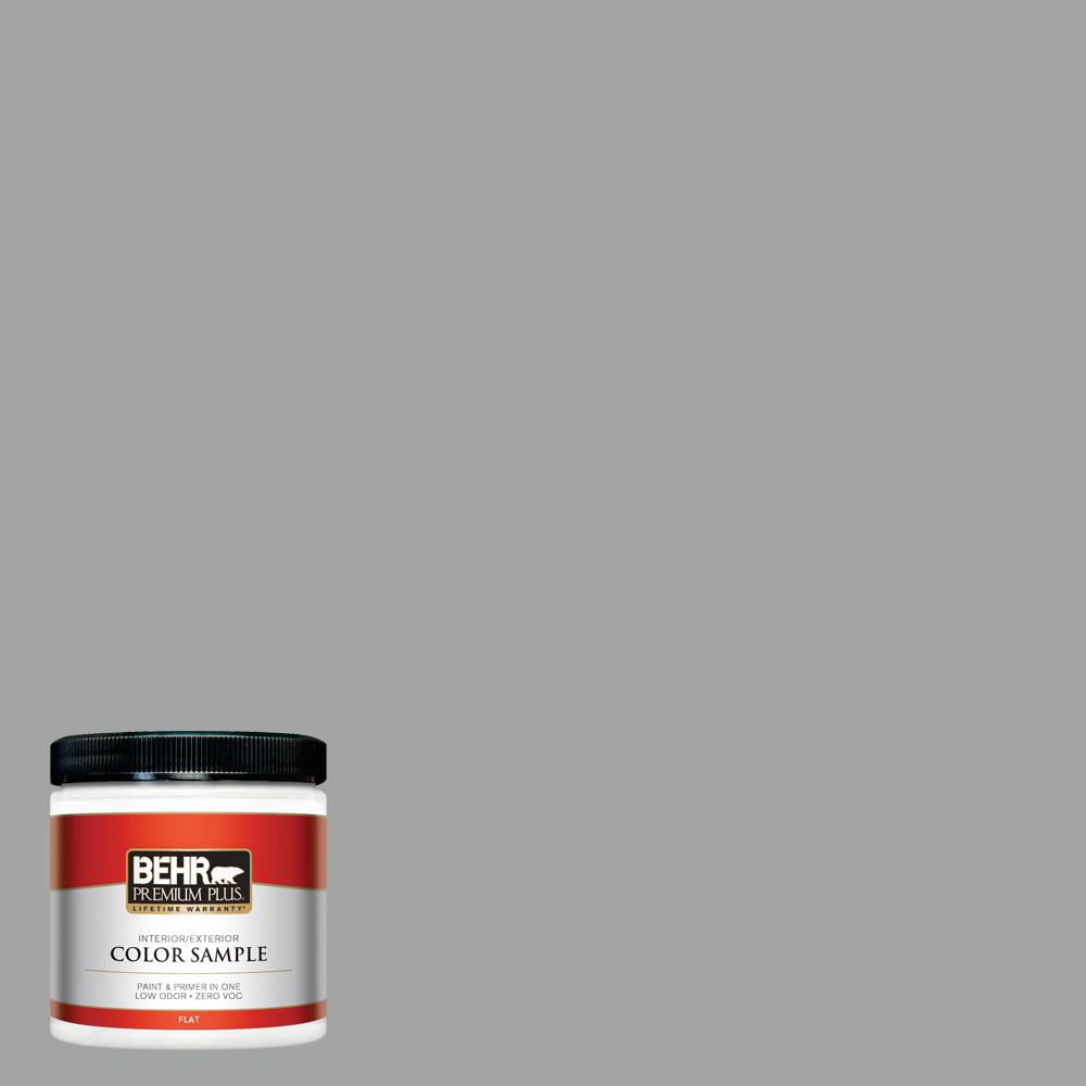 Behr Premium Plus 8 Oz Ppu24 18 Great Graphite Flat Interior Ppu24 18 Great Graphite Flat Interior Exterior Paint And Primer In One Sample