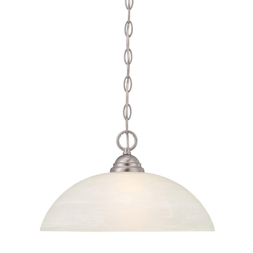 Designers Fountain Kendall 1 Light Satin Platinum Down Pendant 85132 Kendall 1 Light Satin Platinum Down Pendant