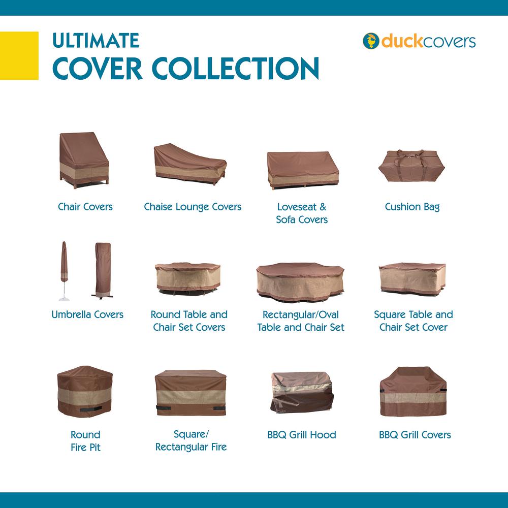 Duck Covers Ultimate Waterproof 104 Inch Patio Sofa Cover
