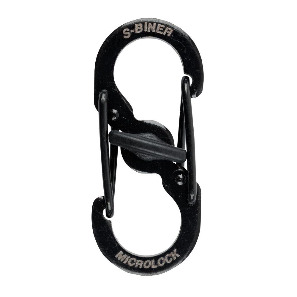 Nite Ize Black SBiner MicroLock (2Pack)LSBM012R3 The Home Depot