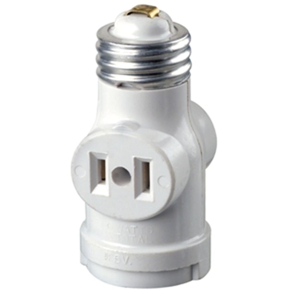Lamp Accessories Lamps The Home Depot Socket With S White
