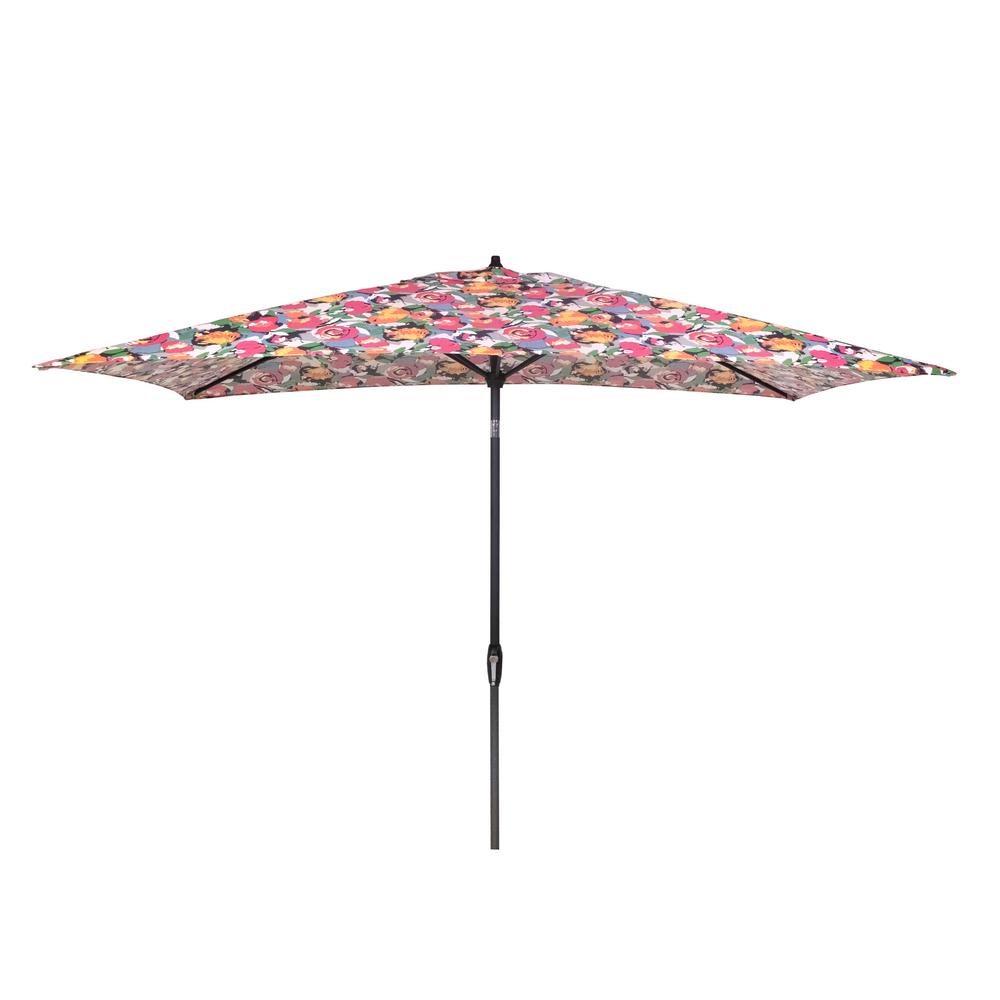 Multi Colored Patio Umbrellas Patio Furniture The Home Depot