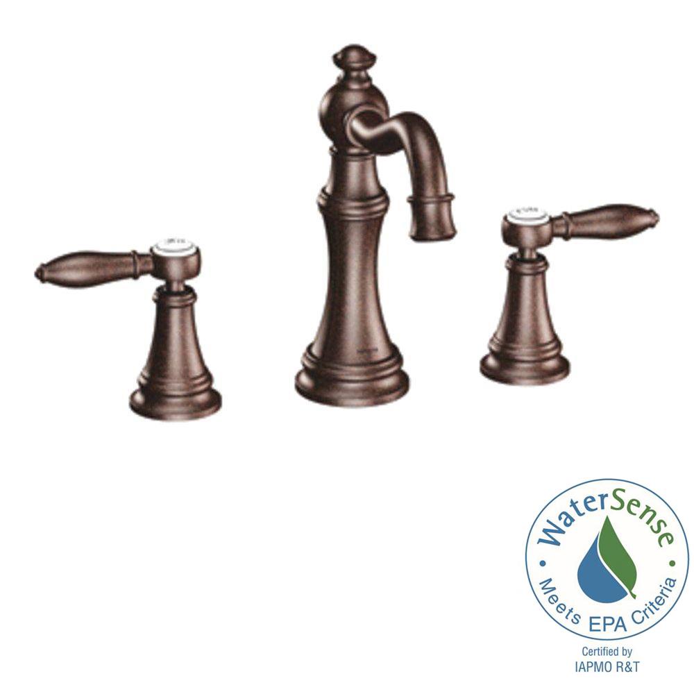 Moen Weymouth 8 In Widespread 2 Handle High Arc Bathroom Faucet Moen Weymouth 8 In Widespread 2 Handle High Arc Bathroom Faucet Trim Kit