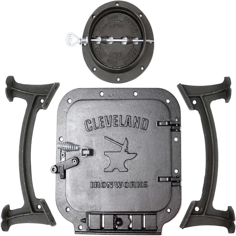 Cleveland Iron Works 2 Ft Door Assembly Camp Stove Starter Kit Cssk Ciw The Home Depot