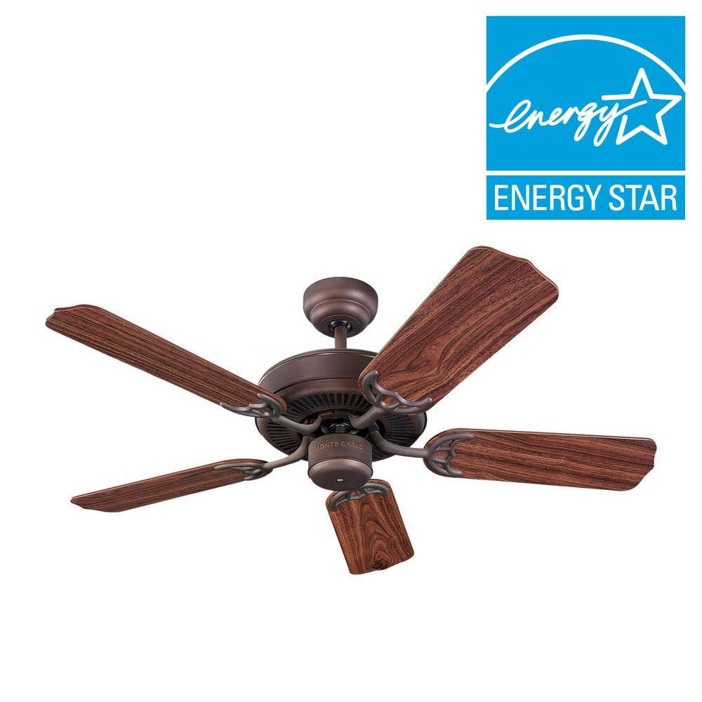 Monte Carlo Homeowners Select II 42 in. Roman Bronze Ceiling Fan with