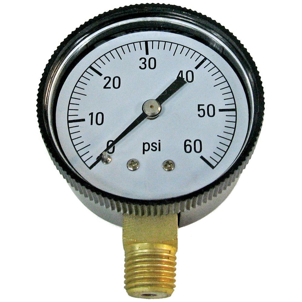 3/4 in. Plastic Water Pressure Test GaugeDP IWTG The Home Depot