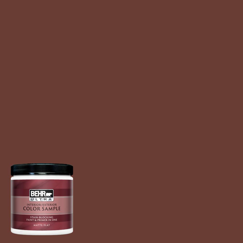 Behr Ultra 8 Oz Ecc 42 3 Deep Cherrywood Matte Interior Exterior Paint And Primer In One Sample Behr Ultra 8 Oz Ecc 42 3 Deep Cherrywood Matte Interior Exterior Paint And Primer In One Sample