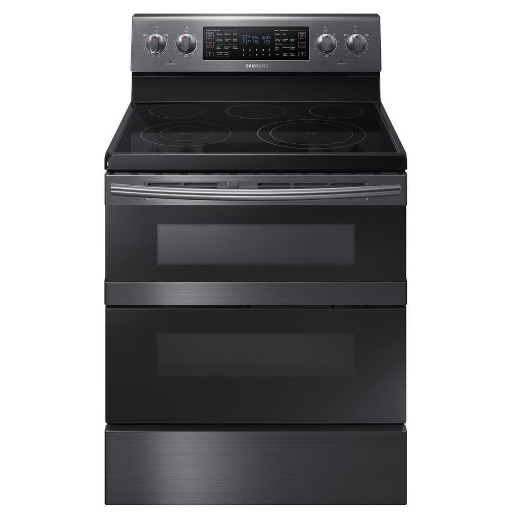 Samsung 30 in. 5.9 cu. ft. Flex Duo Double Oven Electric Range with