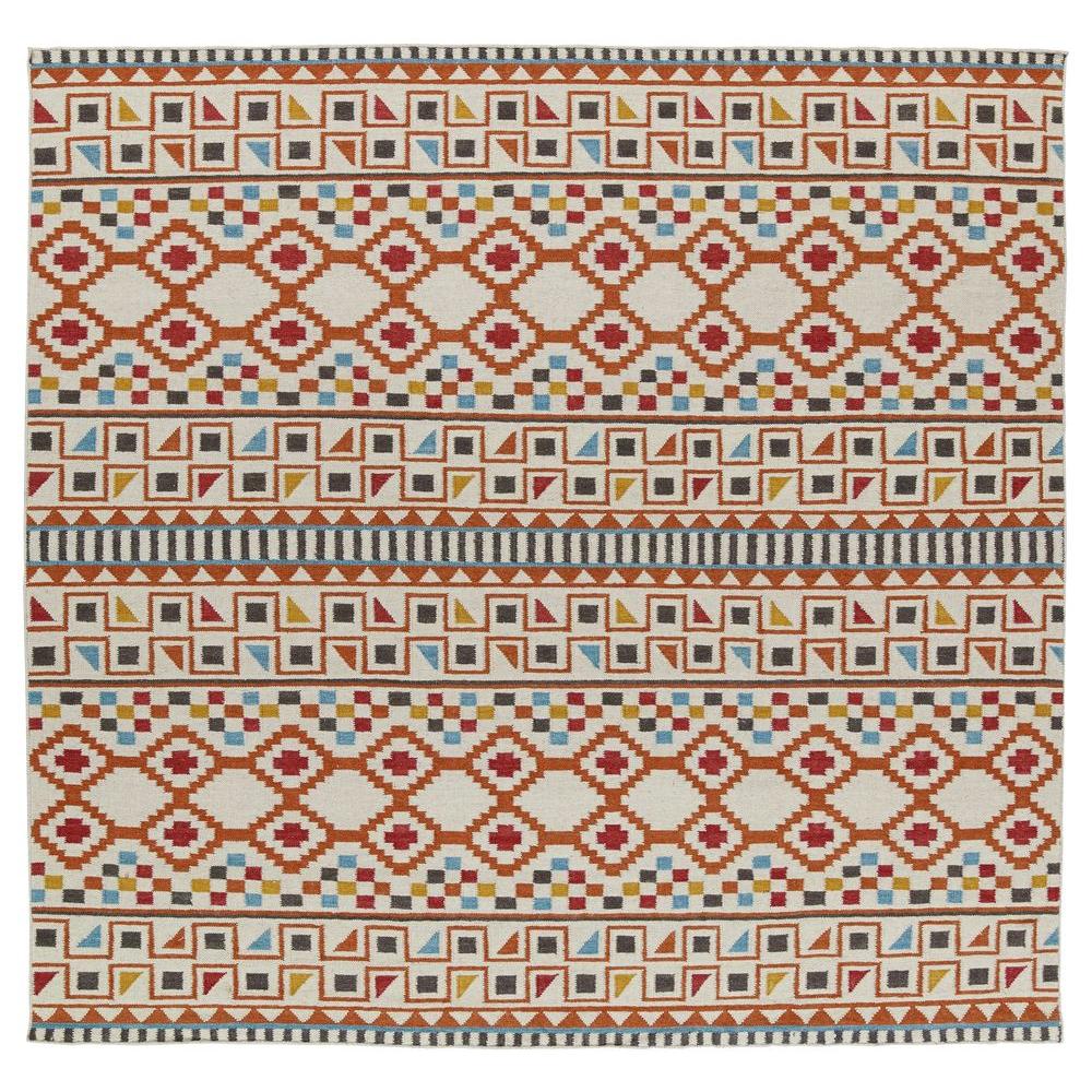 Kaleen Nomad Paprika 8 Ft X Square Area Rug Nom08 53 Kaleen Nomad Paprika 8 Ft X Square Area Rug