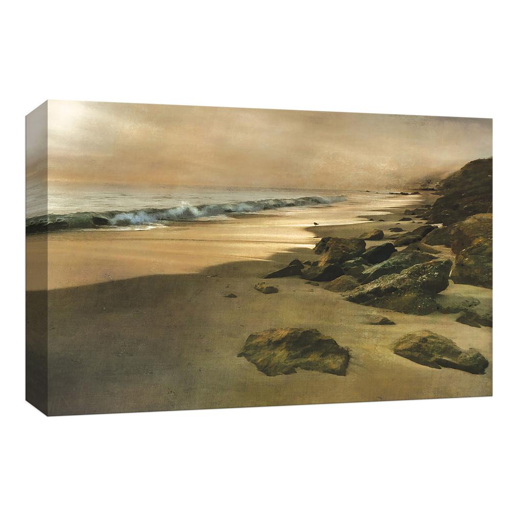 PTM Images 12 in. x 10 in. ''Beach at Dusk'' Canvas Wall Art9155189