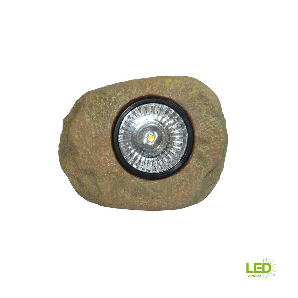 Hampton Bay 1 Light Solar Outdoor Integrated Led Rock Spot Hampton Bay 1 Light Solar Outdoor Integrated Led Rock Spot