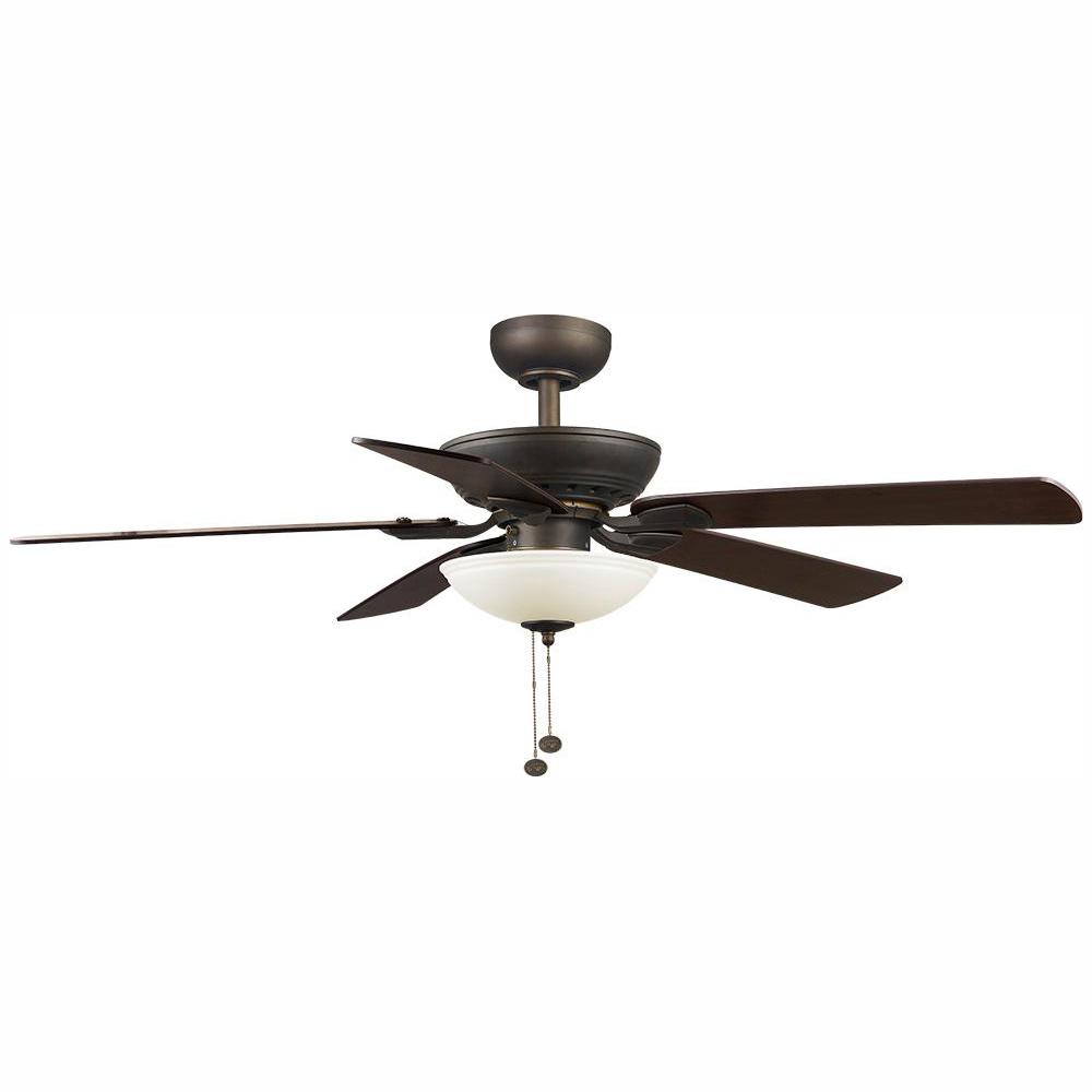 Hampton Bay Connor 52 In Integrated Led Oil Rubbed Bronze Ceiling