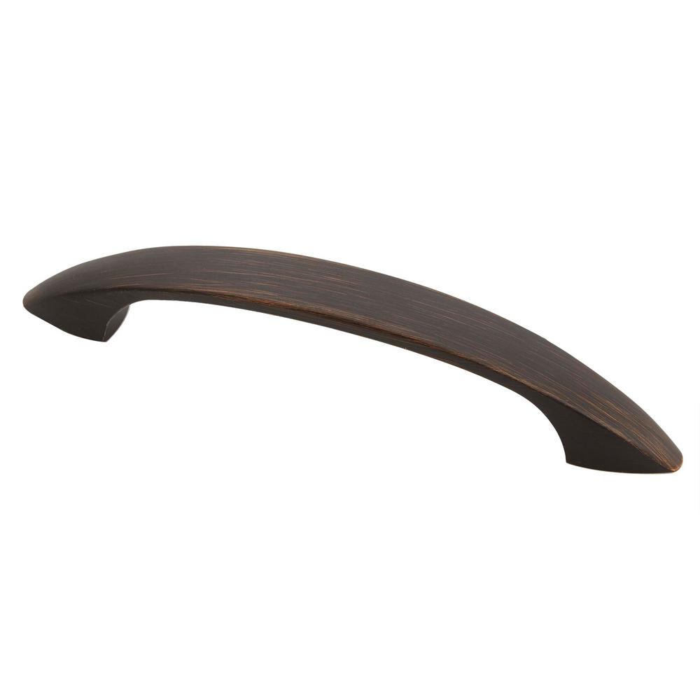 Everbilt 3 in. (76 mm) Oil Rubbed Bronze Bow Drawer Pull (10Pack