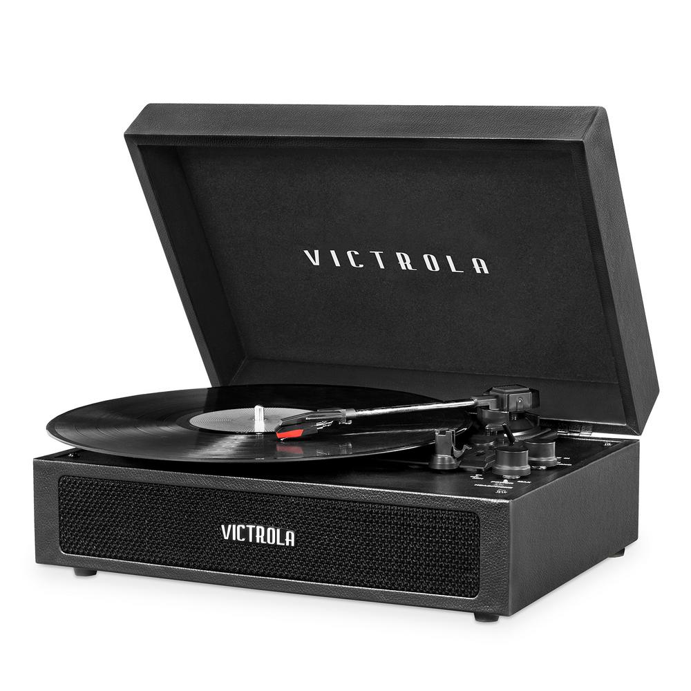 Victrola Parker Bluetooth Suitcase Record Player with 3