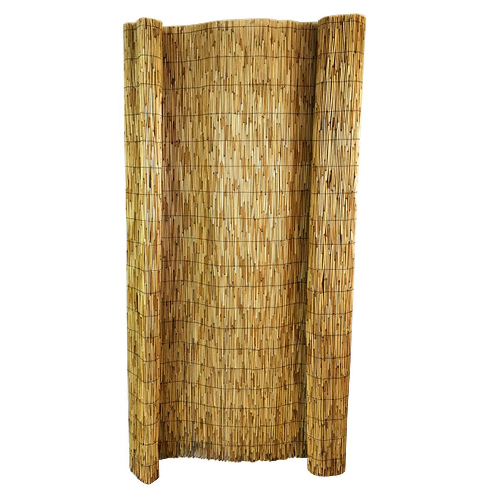 Master Garden Products 72 in. H x 168 in. W Natural Bamboo Reed Garden