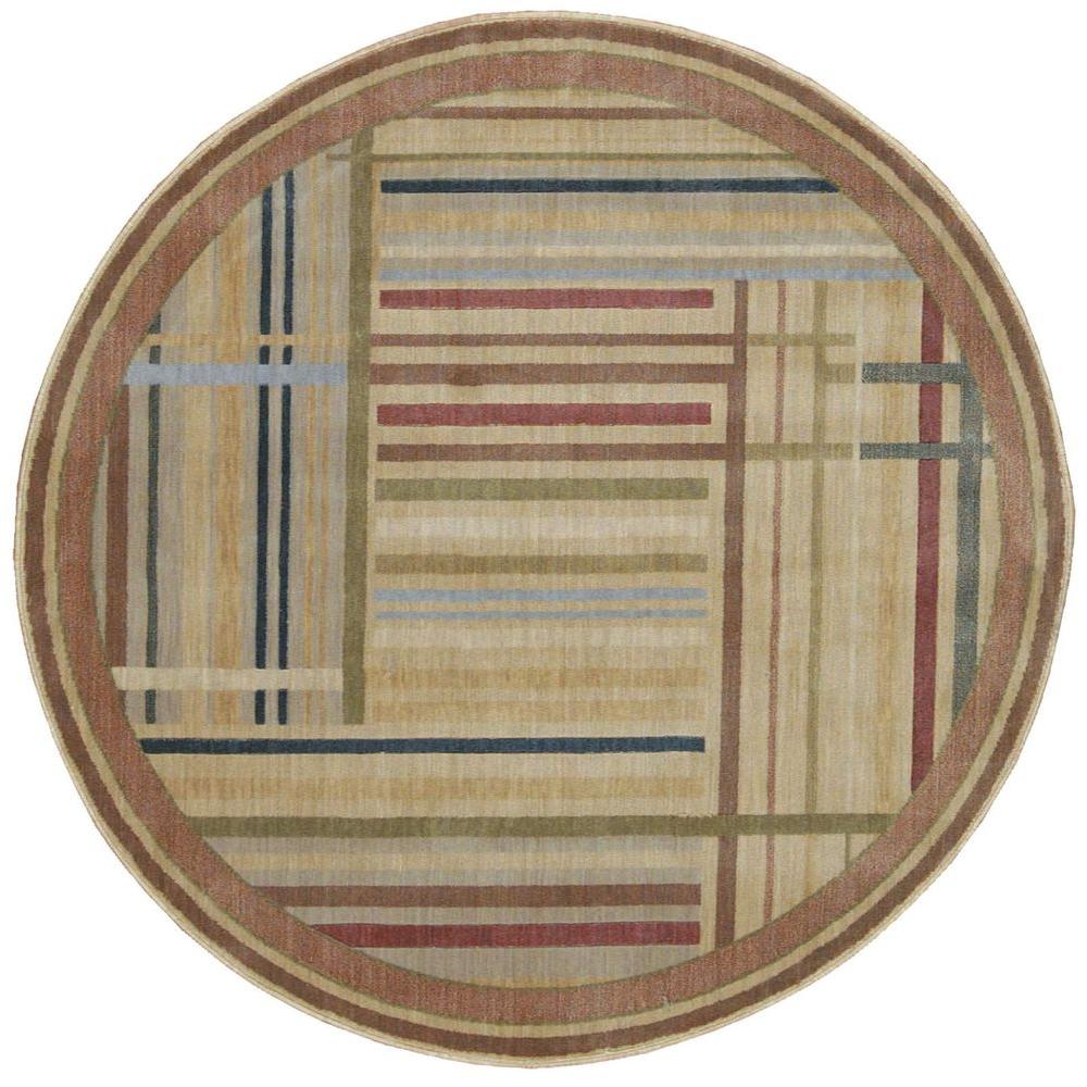 Nourison Somerset Multi 5 ft. 6 in. x 5 ft. 6 in. Round Area Rug582645