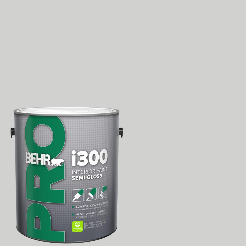 BEHR PRO 1 Gal. #N520-1 White Metal Semi-Gloss Interior Paint-PR37001 ...