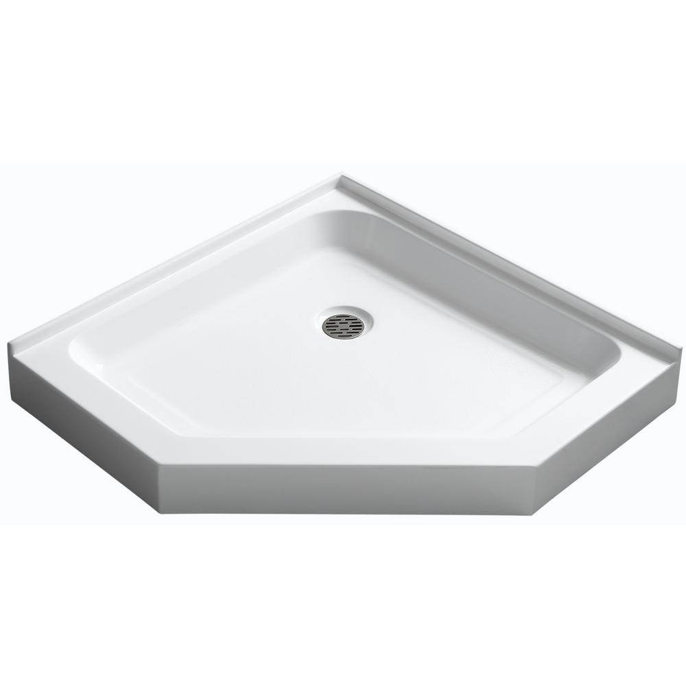 ANZZI Randi 36 in. x 36 in. Double Threshold Shower Base in White was $219.99 now $164.99 (25.0% off)
