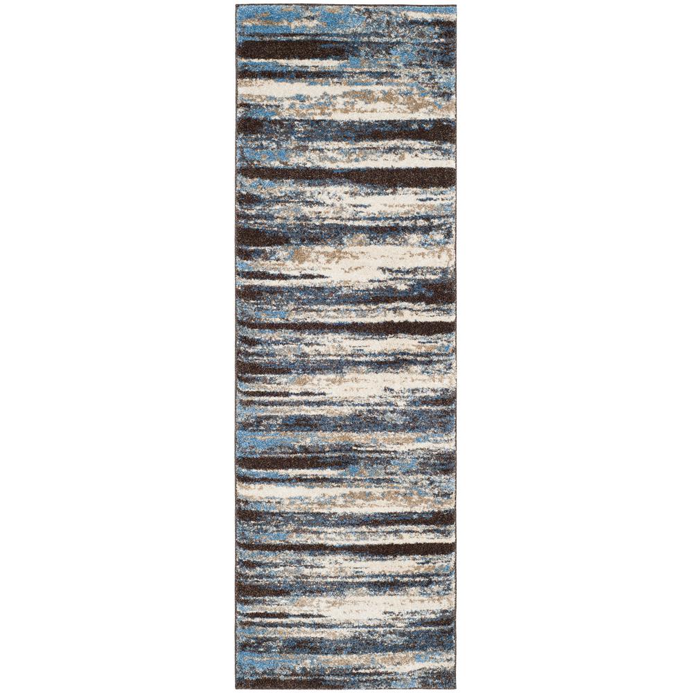 Safavieh Retro Cream Blue 2 Ft 3 In X 15 Runner Rug Ret2138 Safavieh Retro Cream Blue 2 Ft 3 In X
