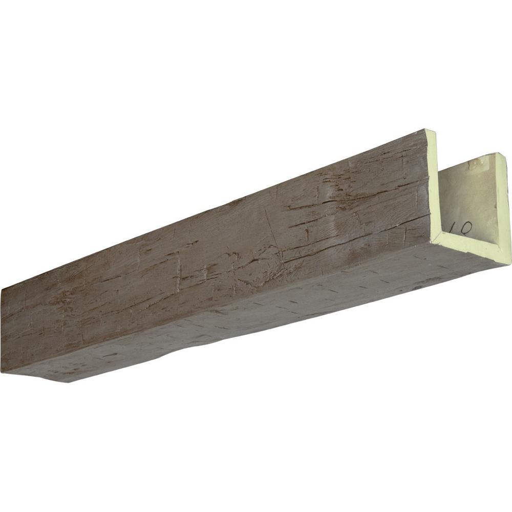 Ekena Millwork 8 in. x 10 in. x 14 ft. 3-Sided (U-Beam ...