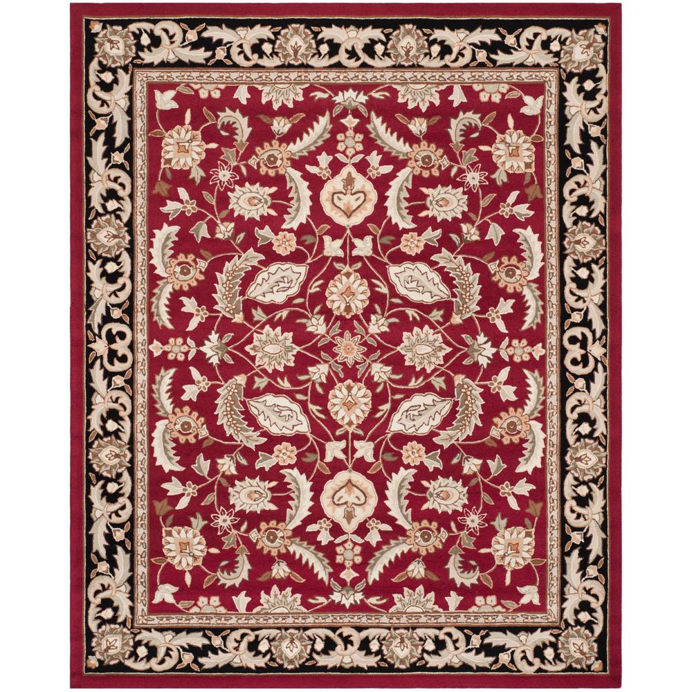 Red 9 X 12 Clic Area Rugs The Home Depot Easy Care Red 9 Ft X 12 Area Rug
