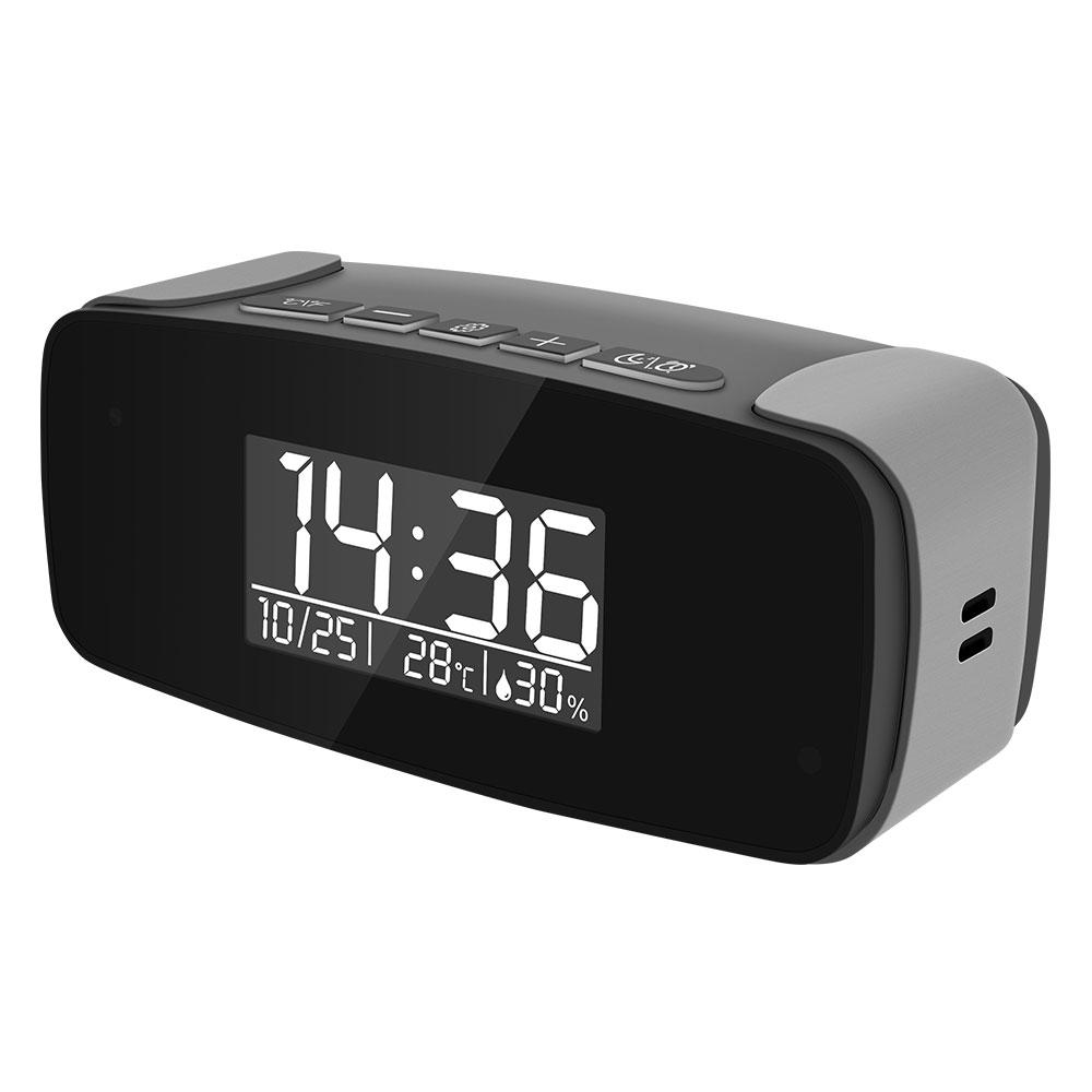 smart clock wifi camera with night vision