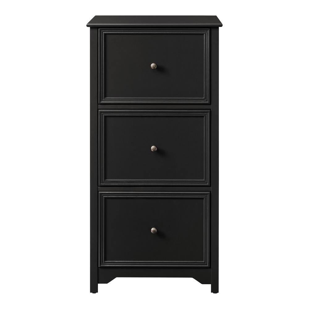 Home Decorators Collection Bradstone 4 Drawer Black File