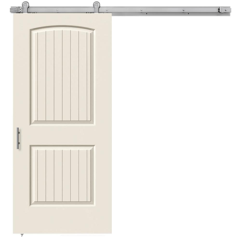 Installing barn door hardware