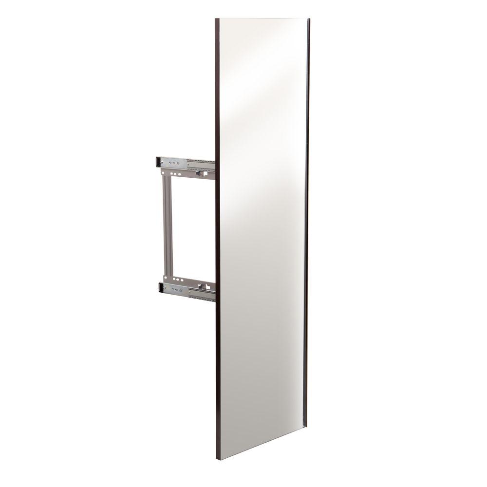 Knape & Vogt Premier 47.25 inch x 13.38 inch Soft Close Closet Mirror by Knape & Vogt