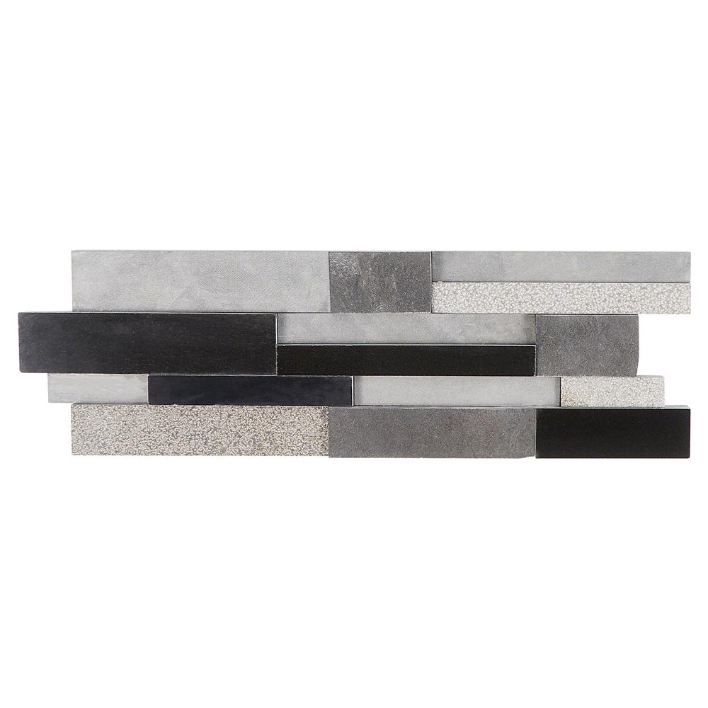 Fireplace Granite Mosaic Tile Tile The Home Depot